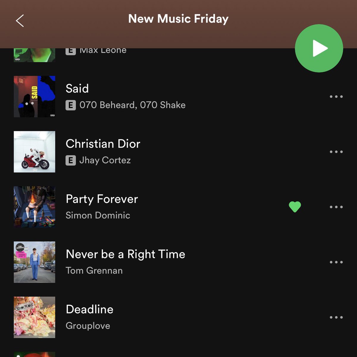 SimonDominicPH's tweet photo. Simon Dominic — Party Forever, was added on Spotify’s New Music Friday playlist 😍 

🎧 New Music Friday: https://t.co/glzAfXzJQ7

#쌈디생일축하 #HBDSimonDominic #SimonDominic #사이먼도미닉 #Party4ever https://t.co/fGygd8XJN2