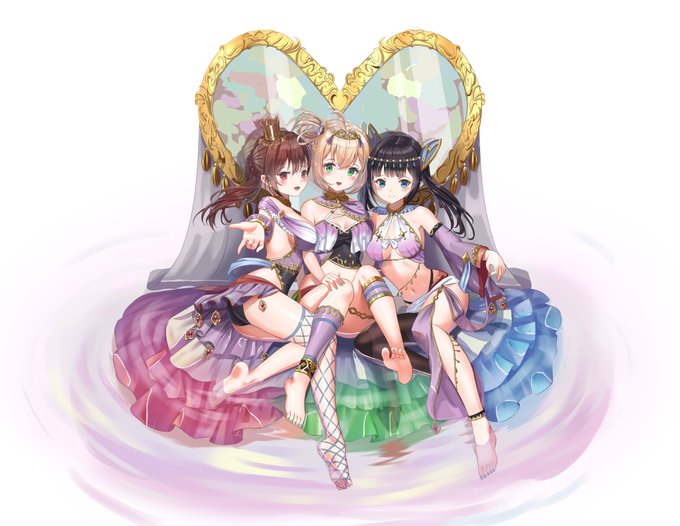 #イラスト
三踊娘~sanyouko 