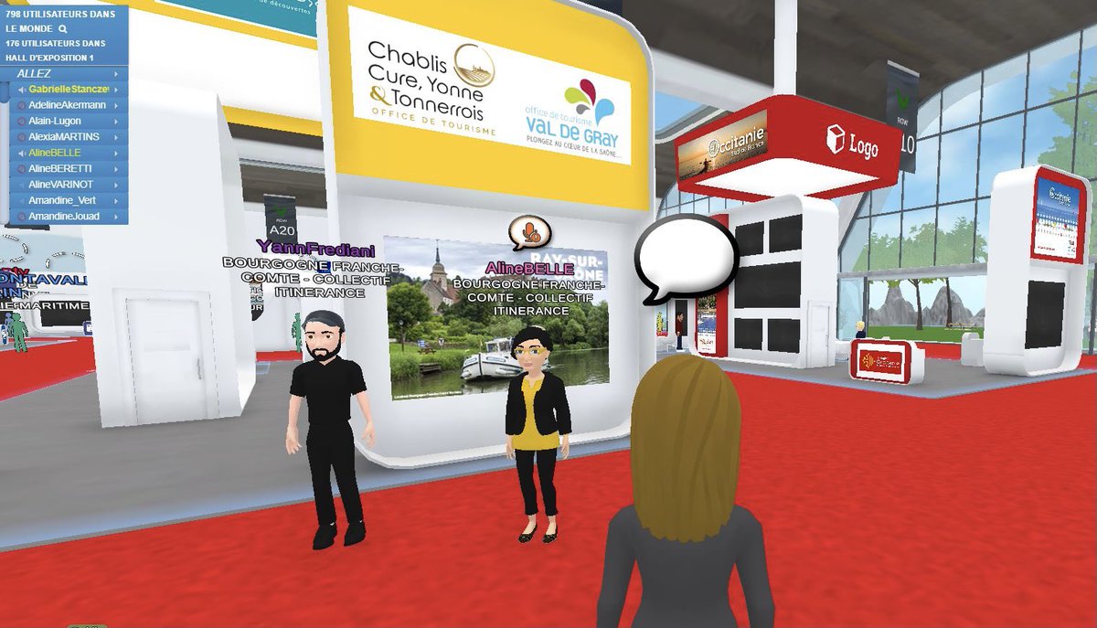 En direct du #VirtualNautic sur le stand <a href="/BFC_Tourisme/">En Bourgogne Franche-Comté</a> ⚓️