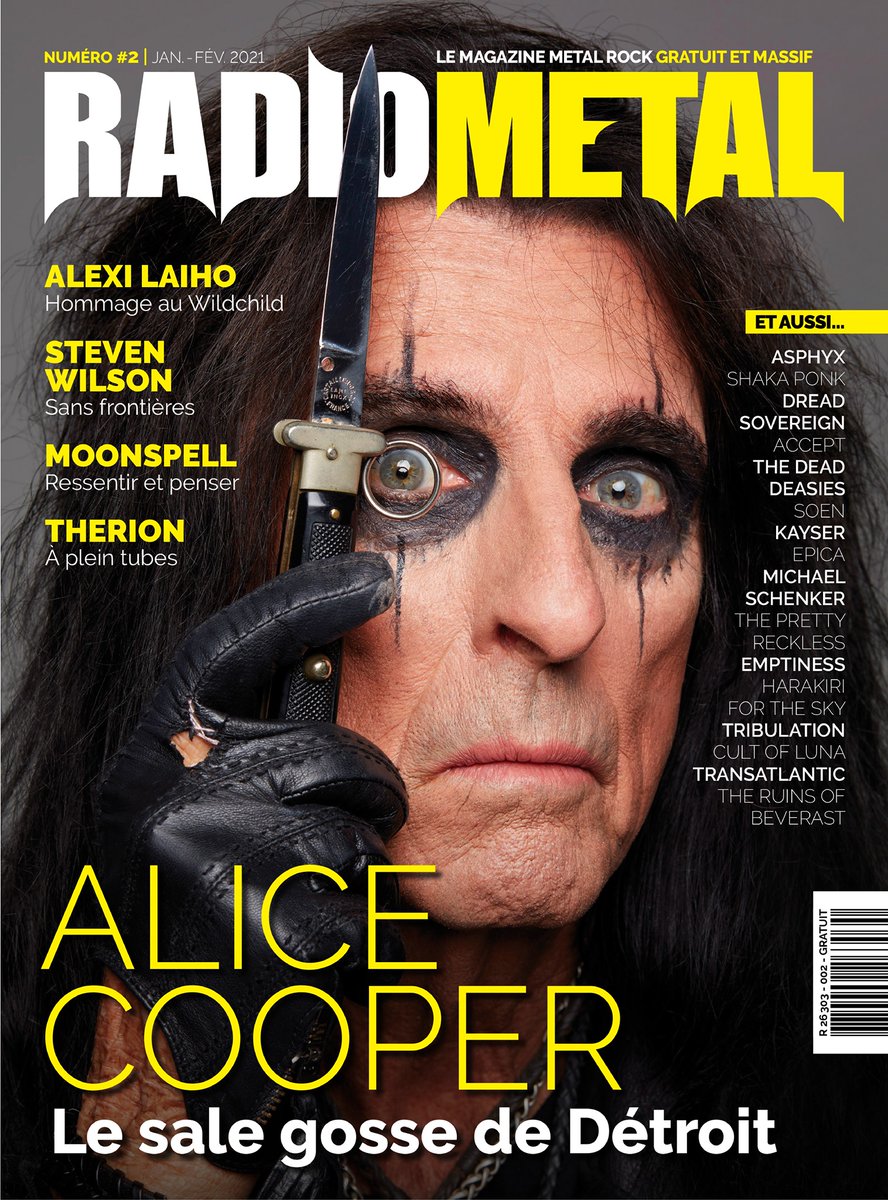 RadioMetal's tweet photo. Merci pour vos retours enthousiastes sur notre mag 2 avec Alice Cooper en couv' ! Vous êtes des fous <3.
Pour recevoir le mag Radio Metal de 164 pages chez vous, ça se passe sur le lien suivant : 
https://t.co/q6nPsQSlBm
#magazine #gratuit #massif #FNAC #StarsMusic https://t.co/3gSTuib3oE