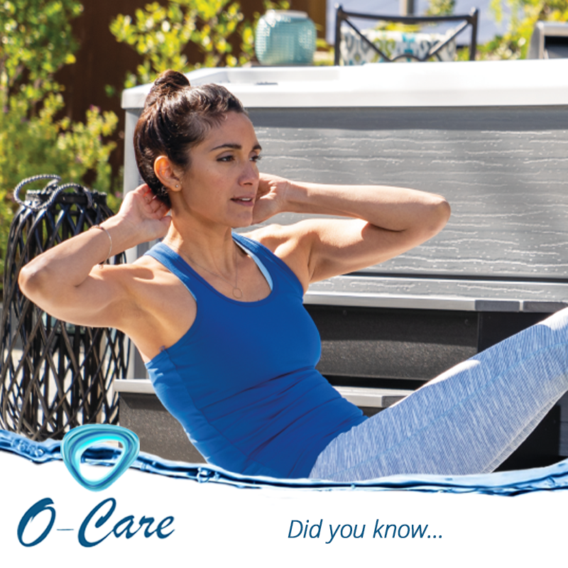 ocarehottub's tweet photo. Water transfers heat 25 times faster than air! 🌊 Add a massage and you have the ultimate solution for sore muscles. 👌 https://t.co/hPBP0dFYFD