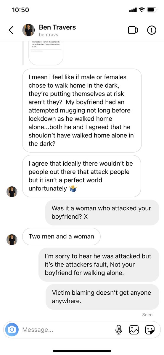 macrel's tweet image. A man has just told me my aunty could have prevented her own murder by having a house alarm. Even more scared for our future after receiving these messages from someone I have always liked and respected. This needs to end now. #SarahEverard  #victimblaming