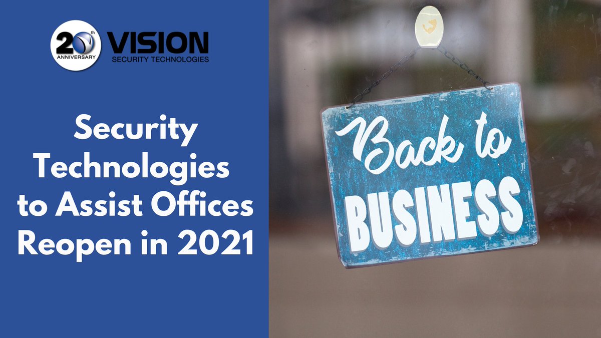 VisionSoutheast's tweet photo. Getting Back to Business - Security Technologies to Assist Offices Reopening in 2021: Part 2: Video Analytics https://t.co/AuvXyEk4Oq https://t.co/QNPseieljb