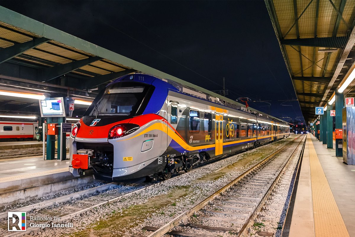[IT] An ETR 104 POPs out for tests in Italy’s Apulia region

#Trenitalia #PugliaMobilita <a href="/fsitaliane/">Ferrovie dello Stato Italiane</a> <a href="/RegionePuglia/">RegionePuglia</a>  #Apulia <a href="/AlstomItalia/">Alstom Italia</a> <a href="/Alstom/">Alstom</a> #CoradiaStream #Pop 

railcolornews.com/2021/03/12/it-…