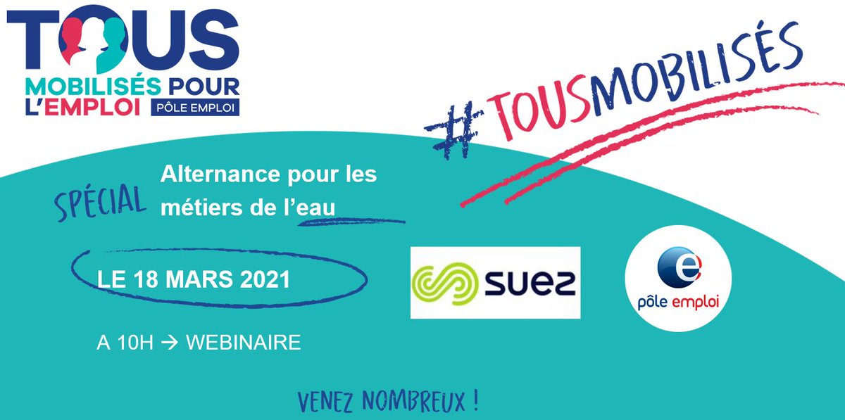 ferreFred's tweet photo. Web-conf @Poleemploi_oc #BéziersCapiscol 
Découvrez les métiers de l'eau: @suezFR , expert du traitement de l'eau et des déchets recrute dans la région. 30 postes en alternance sont proposés (du CAP au bac +5). Le Jeudi 18/03 À 10H▶️connectez vous ici:  https://t.co/NKqusCyOWS https://t.co/WqmyaUqXk9