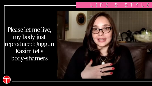 ETLifeandStyle's tweet photo. In an interview with BBC Urdu, Juggun shared how traumatic it was for her to give birth and still be body shamed. 

For more: https://t.co/hjHWTo7Yc0

#etribune #etlifeandstyle #Juggun https://t.co/B5jhoFbFqp