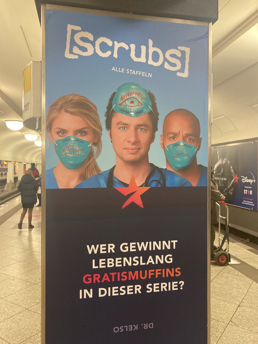 Looks like you're back on German TV, <a href="/donaIdfaison/">donaldfaison</a> and <a href="/zachbraff/">Zach Braff</a>!
