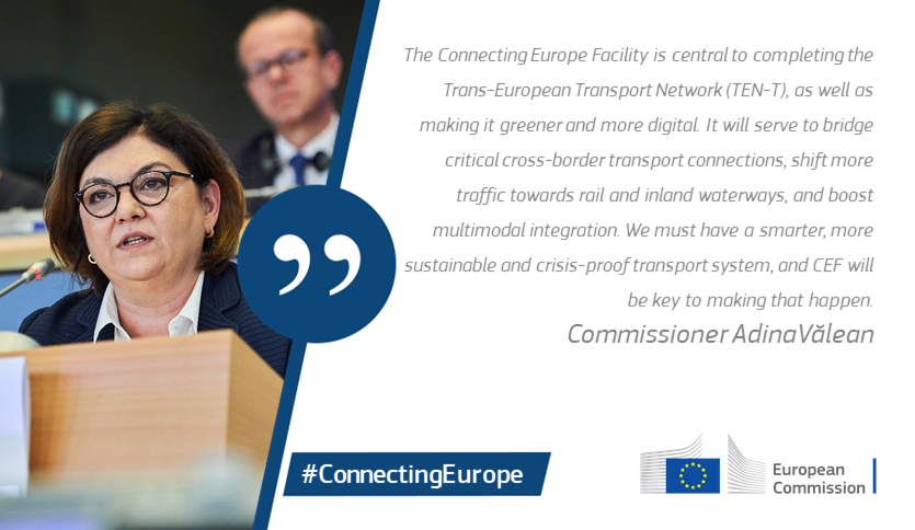 ‼ Provisional agreement reached ‼ on #ConnectingEurope Facility #CEF 👏

€33.7 billion available to fund smart and sustainable projects in line with #EUGreenDeal goals:

☑ transport: €25.8 bn
☑ energy: €5.8 bn
☑ digital: €2 bn

▶️ec.europa.eu/commission/pre…