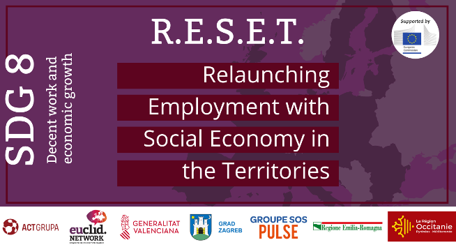 📢R.E.S.E.T. aims to create sustainable, non-relocatable and socially useful jobs Our new project sets up a a network of 🇪🇺EU regional and local authorities to share best practices of the #SocEnt model🌍 🚩Find out more👉euclidnetwork.eu/portfolio-post…