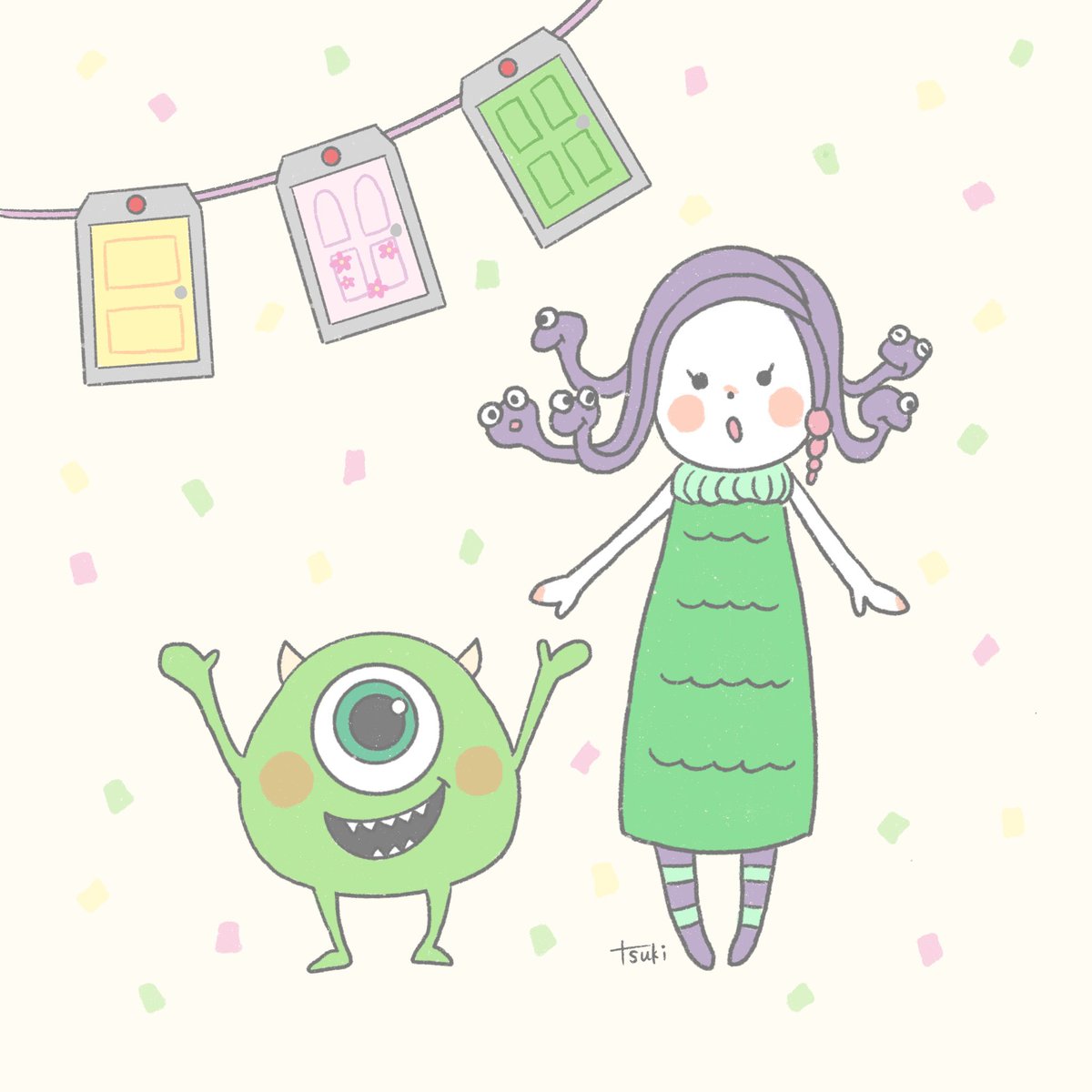 Tsuki リクエストありがとうございます モンスターズインクです 女の子をセリア風にしました イラスト イラスト好きな人と繋がりたい ゆるい絵 ゆるいイラスト ゆるかわ 癒し お絵描き フォローミー Illust ディズニーイラスト Tsuki リクエストありがとうございます モンスターズインクです 女の子をセリア風にしました イラスト イラスト好きな人と繋がりたい ゆるい絵 ゆるいイラスト ゆるかわ 癒し お絵描き フォローミー Illust ディズニーイラスト