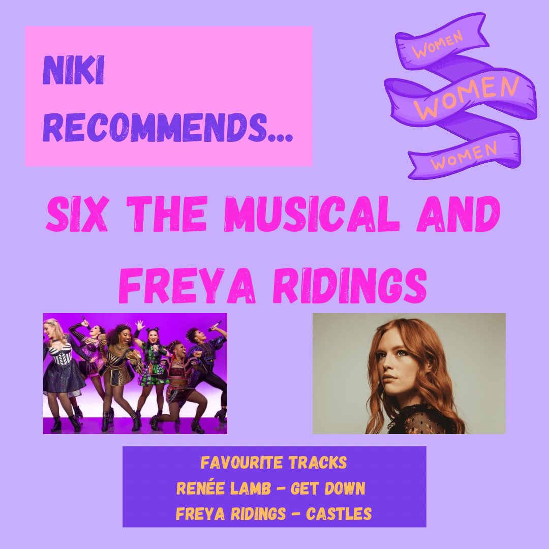 Surrey Feminist Society (@surreyfemsoc) on Twitter photo Here are some more recommendations!
<a href="/nikiiinoo/">Niki Jones</a> brings you some musical theatre and soulful acoustic pop! 💜 Here are some more recommendations!
<a href="/nikiiinoo/">Niki Jones</a> brings you some musical theatre and soulful acoustic pop! 💜