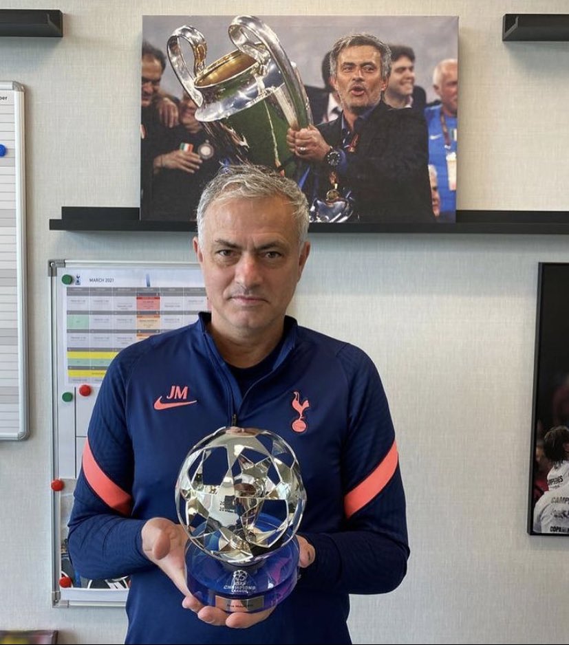 The Spurs Web On Twitter Jose Mourinho Via Instagram Great Suprise When I Got To The Office This Morning Top Gift From President Ceferin Thfc Coys Https T Co Siuryg6an6