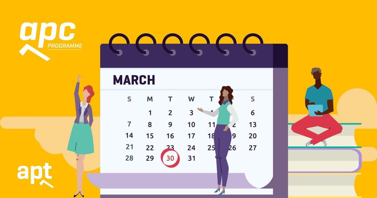 APT_APCprogram's tweet photo. First Timers, your last day to register for our Programme is 30 March 2021. Enrol today!
#teamAPT #studentlife #apcprogramme #saicaAPC #apc2021
Link: https://t.co/RiDBxiiO7l https://t.co/sJ43SBCpQO