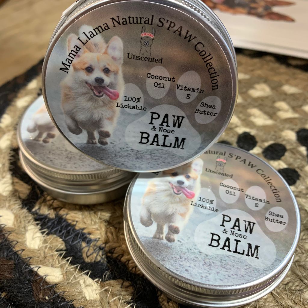New! Mama Llama’s natural paw balm for your furry friends! 🐶 $10.95 per tin, available at our Berwick, Moncton and Sackville locations!