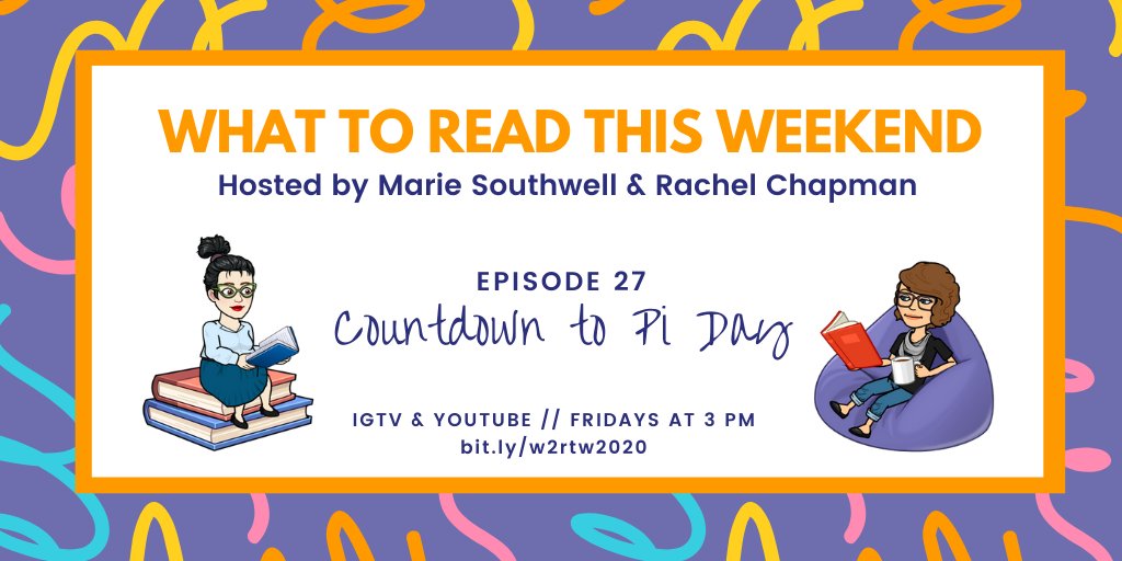 BklynLibrarian's tweet photo. 🥧 TODAY AT 3 PM @marie_southwell & I share Episode 27 of #WHATTOREADTHISWEEKEND on YA and MG fiction books about MATH in our COUNTDOWN TO PI DAY! 🥧 More info at https://t.co/yVNBvxfU9C 🥧 #w2rtw #yafiction #NYCSchoolLibrarians 🥧 https://t.co/kf6LUqzpk5
