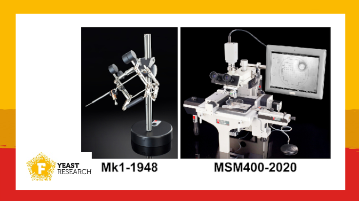 FEMSmicro's tweet photo. Science history for all #yeast researchers! A retrospective on Carl Singer’s (1945-2013) development of the #micromanipulator, an enabling instrument for modern yeast genetics.
https://t.co/eK2RXFaLAr
#FEMSYeastRes
#YeastGenetics https://t.co/GlRmsQXSuk