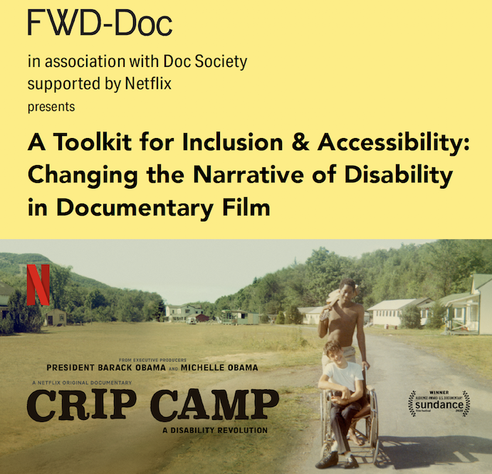 Film_London's tweet photo. Toolkit for Inclusion &amp; Accessibility: Changing the Narrative of Disability in Documentary Film from @FwdDoc in association with @TheDocSociety &amp; supported by @NetflixUK is a must-read resource on improving inclusivity and accessibility on and off screen: https://t.co/8MJW1O84HE https://t.co/yF9iv7nS4p