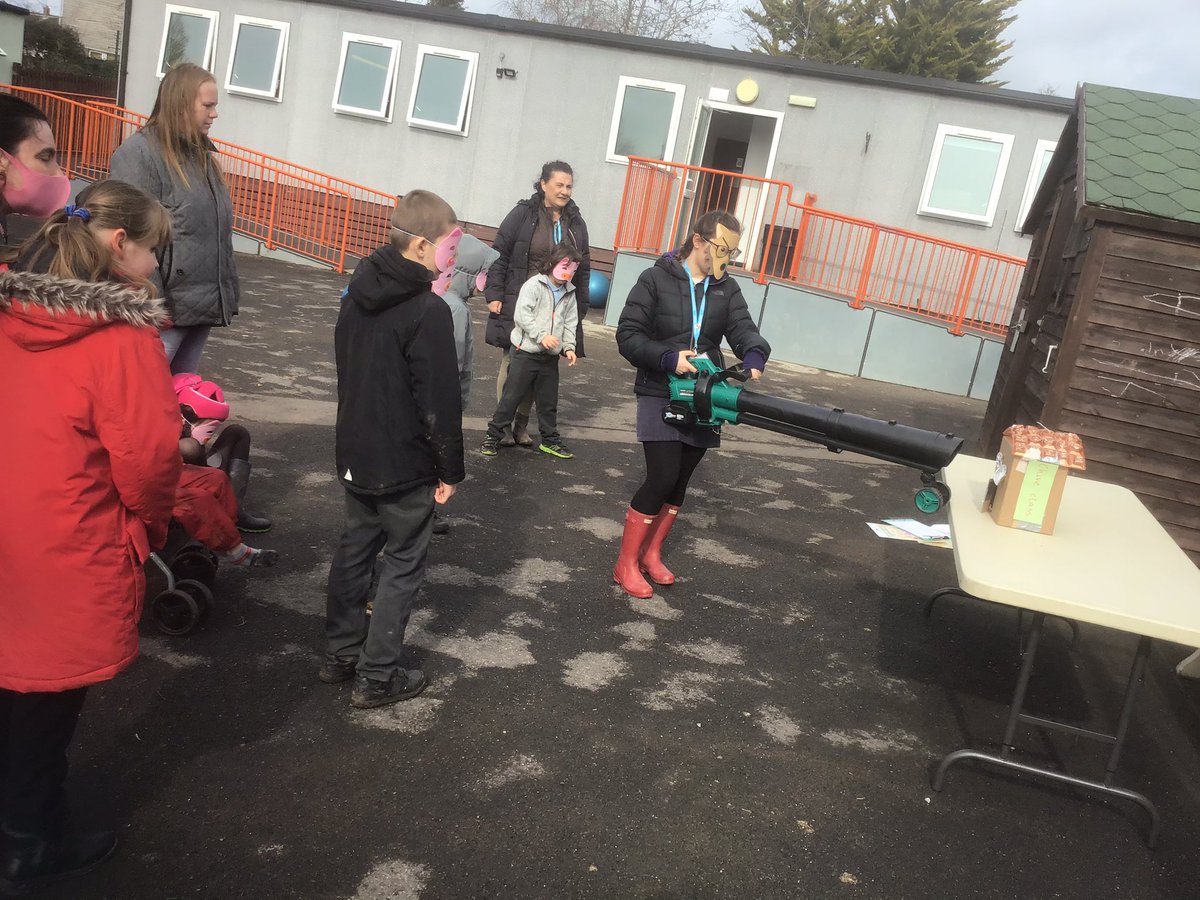 SelworthySchool's tweet image. Chive class was very pleased with their Science experiment - the big bad wolf huffed and puffed, but he couldn’t blow our house down. #BritishScienceWeek2021