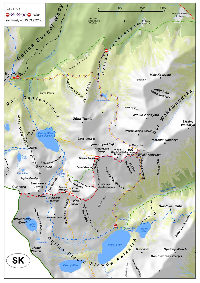 Tatrzanski_PN's tweet image. W obecnym sezonie zimowym, a szczególnie w ostatnich tygodniach obserwujemy masowy ruch skiturowy – nie tylko na szlakach turystycznych i narciarskich, niestety także poza nimi. W trosce o zwierzęta żyjące w #TPN zamykamy czasowo Dolinę Pańszczycy.
tpn.pl/nowosci/dolina…
#Tatry