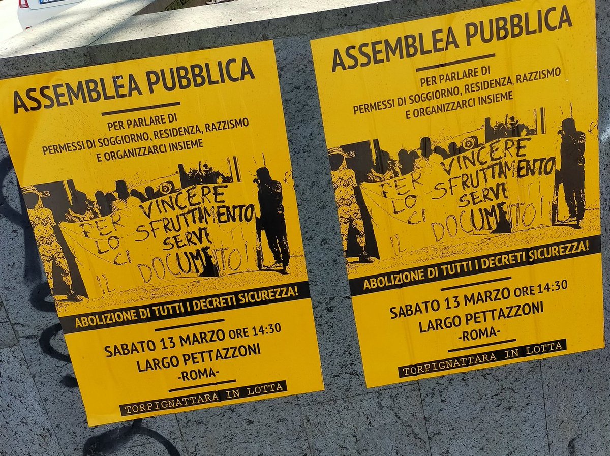 ComLottQuadraro's tweet photo. Domani assemblea pubblica
Ore 14.30
largo Pettazzoni Torpignattara https://t.co/pmwue9PK5M