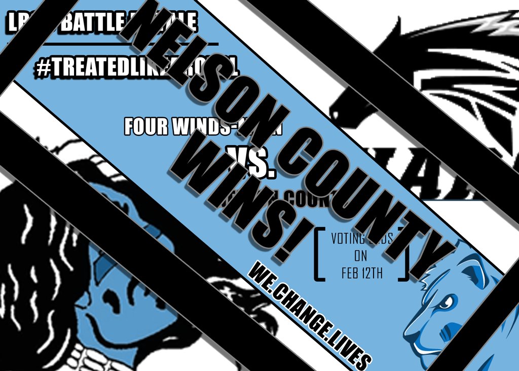 lakeregionstate's tweet photo. Don't Call it an upset on #FinaleFriday! Nelson County marches on to the Finals of our Battle Royale. Congratulations to Nelson County &amp; thank you to everyone who voted! #TreatedLikeARoyal https://t.co/4ggyNUjQnT