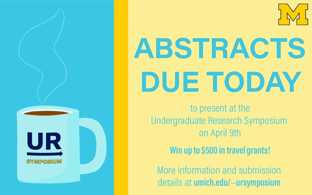 Last chance to submit your abstracts for the symposium! More details on our website, link in bio. If you have any questions about extensions, DM us ASAP!