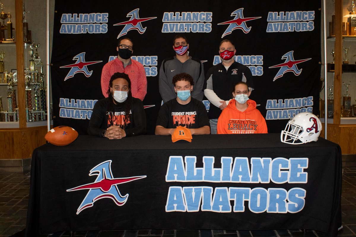 AllianceCSD's tweet photo. Congratulations to Braidyn Hartsoe for committing to play football and continue his academic career at Heidelberg University! We can't wait to see all you will accomplish as a Student Prince! #RepthatA #StudentPrince https://t.co/1cfWtPJEWO