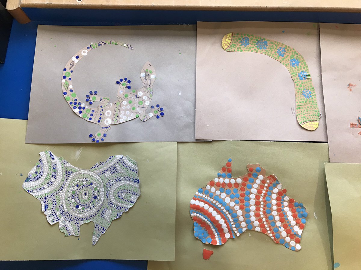 WhetstoneYear6's tweet photo. Year 6 have produced some fantastic aboriginal artwork this afternoon. I can’t wait to put them up on display! 👍 https://t.co/FU6UqMSq1G