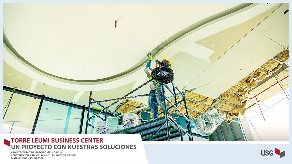 USGLatam's tweet photo. Orgullosos del complejo de 140m de altura Torre Leumi Business Center, en San José Costa Rica, donde nuestras soluciones brindaron los más altos niveles de calidad, control acústico, resistencia al fuego y estética. Da clic y conoce más: https://t.co/8FaPah7KT9
#USGBuildIt https://t.co/D5P7sKerDf