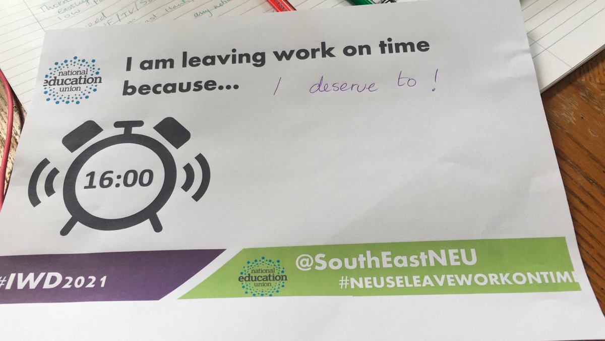 Are you leaving work on time? #NEUSELEAVEWORKONTIME
