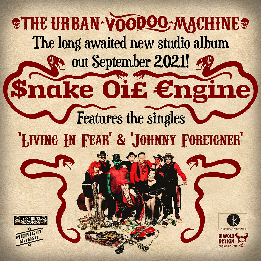 FutureproofPR's tweet photo. #HeadsUp peeps'n'freaks. I see an #album on the horizon!
Bourbon-soaked #gypsyblues rogues @UVMLondon r back in business w/ LP $nakeOi£€ngine coming yr way September time💿 Till then catch @PaulRonneyAngel each
Sat 8pm for #LiveInLockdown (see link) 😈🔥
https://t.co/A2AAHGbOA7 https://t.co/70uTfLeTap