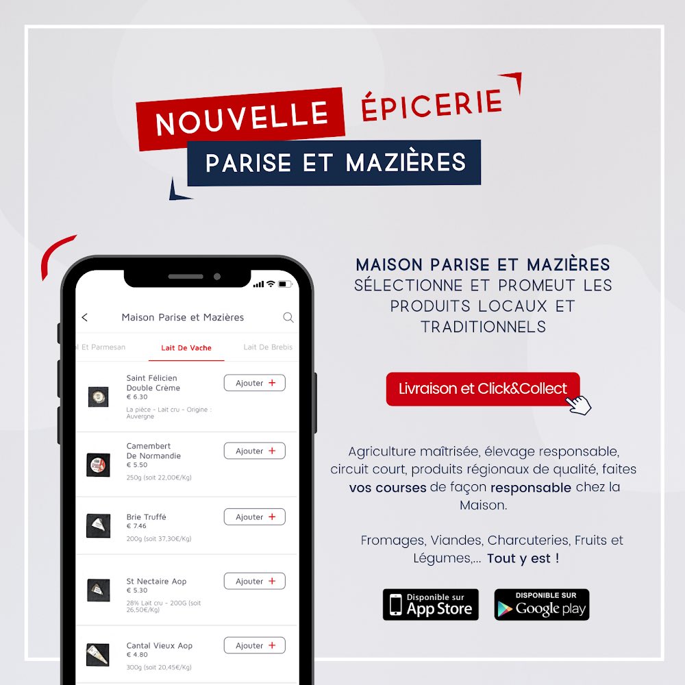 Les beaux jours arrivent, ne perdez plus votre temps dans les rayons 🛒 Faites des courses de qualité chez la Maison Parise et Mazières🥰

👉 Maintenant disponible en livraison et Click&amp;Collect (lien dans la bio)

#Wellmart #Toulouse #FoodToulouse #Livraisonadomicile #Food