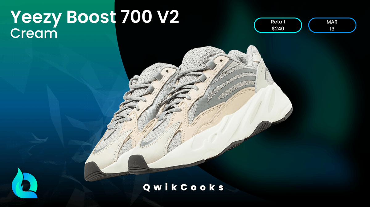 The Adidas Yeezy Boost 700 V2 returns tomorrow after a 1 year hiatus in the much anticipated "Cream" colorway 🔥

Our members have everything they need to secure their pair of this must-have Spring sneaker! Are you ready to cop?