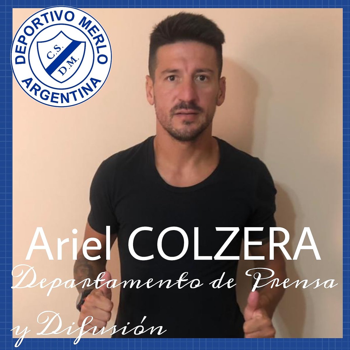 #MercadoDePases 🇦🇷 El delantero Ariel Colzera es nuevo jugador del #DeportivoMerlo. Llega libre desde #Temperley