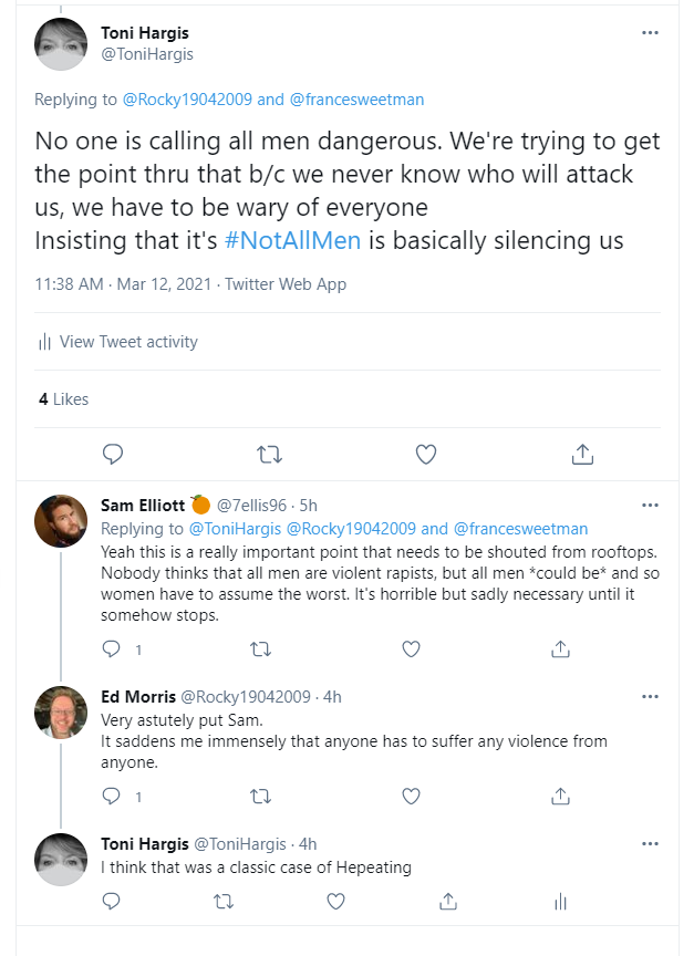 ToniHargis's tweet photo. Still laughing (gobsmacked) at this classic piece of Hepeating 
#everydaysexism #hepeating #hey #thatwasmypoint 
@NoisyAstronomer https://t.co/ZsQCB25LnO