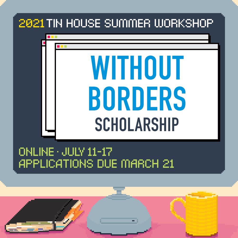 mccormack_wc's tweet photo. Now accepting applications for our Without Borders Scholarship, which is open to any writer born outside of the United States. 

The Summer Workshop will be held online from July 11-17th, with the application deadline being March 22nd. #thsw https://t.co/hNpncKImHR https://t.co/IfEY8SM3a3