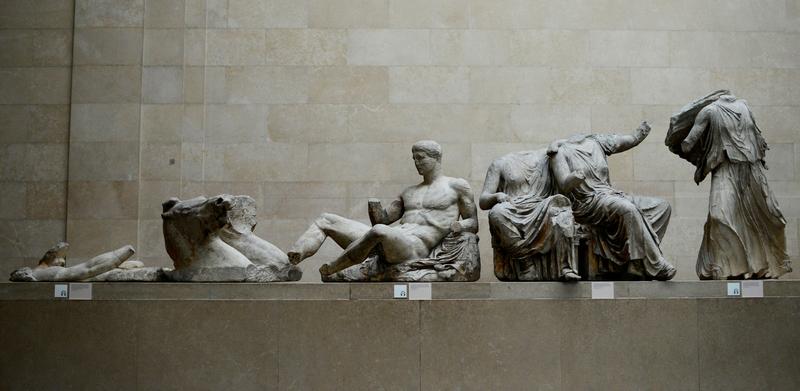 Reuters's tweet image. Britain is legitimate owner of Parthenon marbles, UK's Johnson tells Greece reut.rs/3lcA0Aw