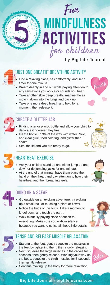 cisliestman's tweet photo. Happy Friday before Spring Break!! WOOHOO!!

Here are five fun mindfulness activities you can try out with your family!! These are great activities to do regularly so that you can take care of your heart, mind, and body.

Have a fun and relaxing Spring Break! https://t.co/jCJW6RZ91s