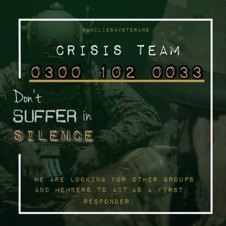 Families4veterans are there for you 24/7 365 days a year.
