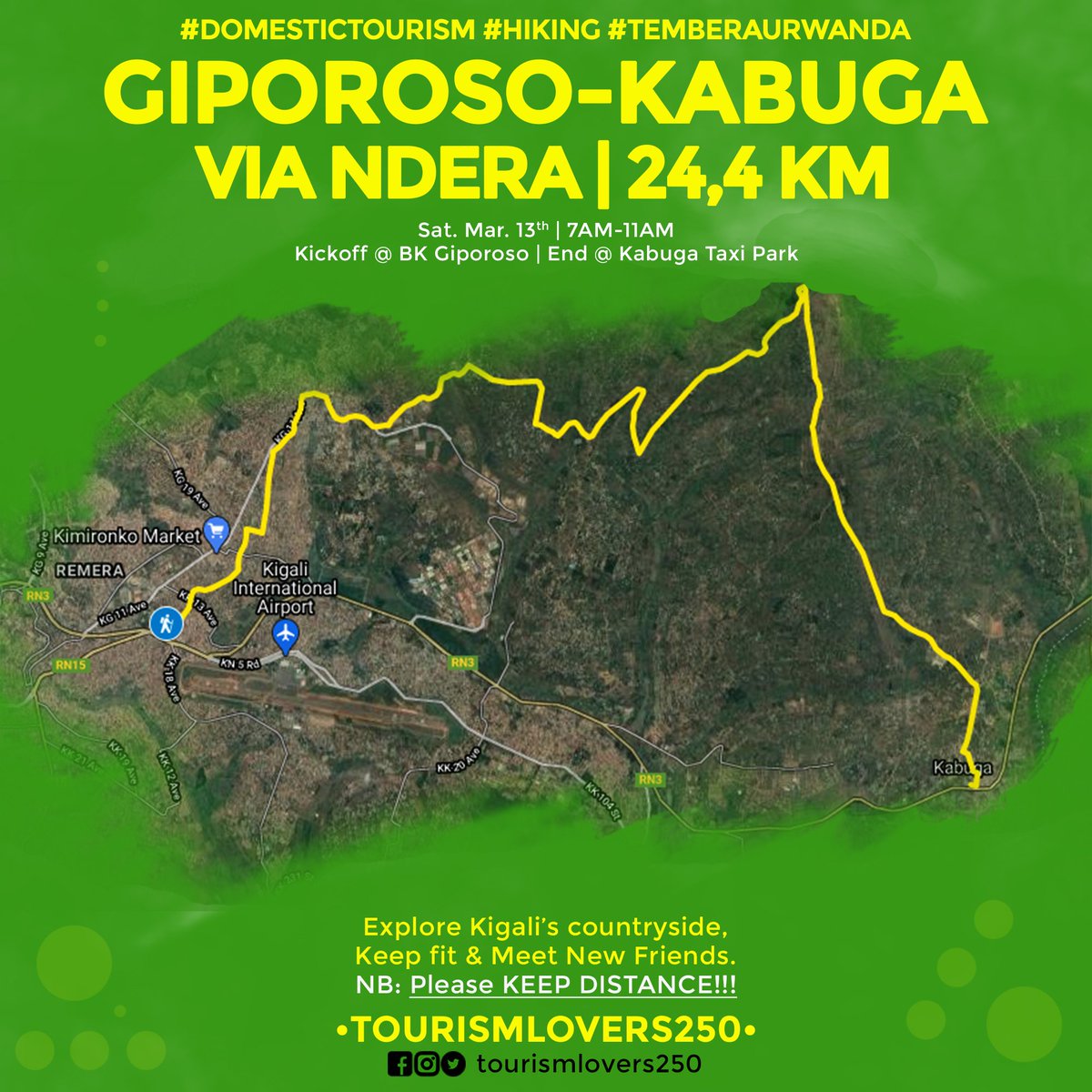 TourismloversRw's tweet photo. Hello #RwOT !
By now you are set for a positive weekend in Kigali. 🤗

Join us!
Whatsapp: 📍 0782894012

#rwanda #kigali #countryside #city #hiking #walking #fitness #exploration #exploringkigali #exploringrwanda #goodvibes #temberurwanda #visitrwanda #tourismlovers250 https://t.co/SaTtlq6fOO