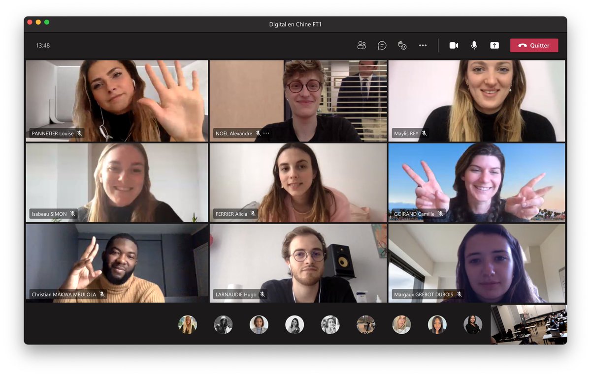 🇨🇳3e cours de marketing sur l’écosystème du #digital en #Chine avec <a href="/xbrochart/">Xavier Brochart</a> ! #TransfoNum #MBADMB #Ecommerce #Marketing