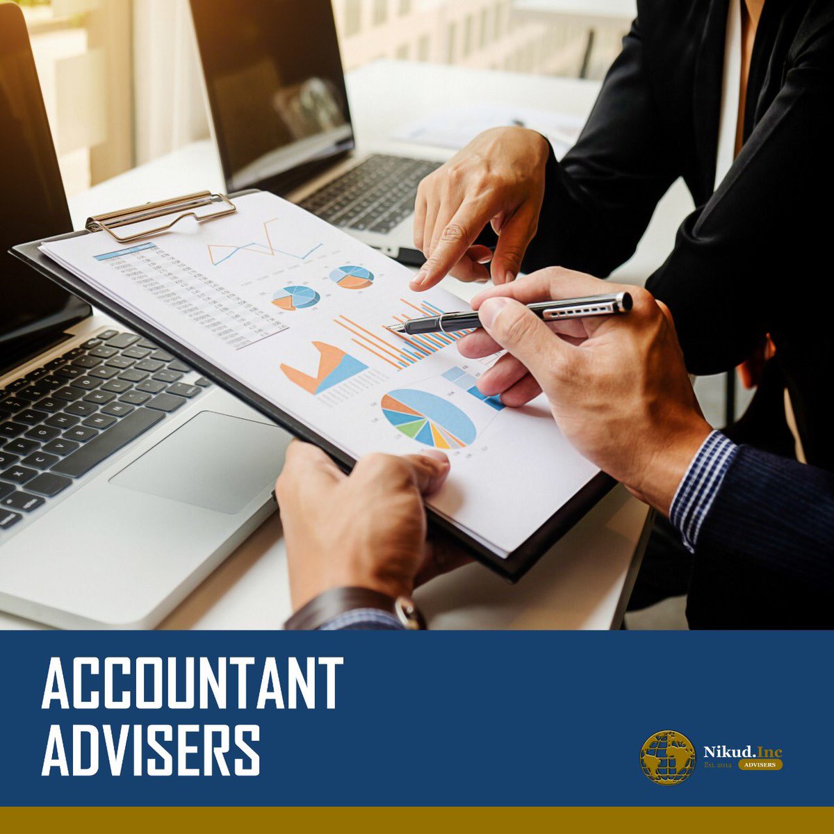 NikudincAdviser's tweet photo. We at Nikud Inc, will help you with all your accounting needs. Get in contact with us. #accountant #accountingAdvisers #smallbudiness https://t.co/rgke3utera