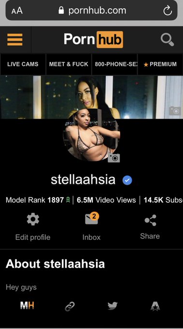 6.5  Millions views... 15k subscribers I think they like me :) https://t.co/0AAN2b4BDf<a href="/tag/pornhub"class="tags"><span>#pornhub</span></a><a href="/tag/xvideos%D9%90"class="tags"><span>#xvideosِ</span></a>