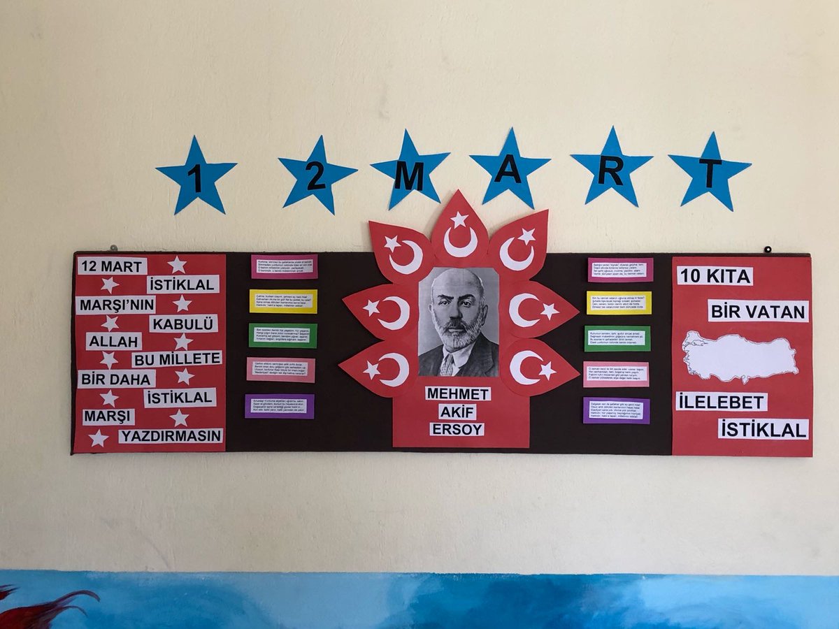 #12MartİstiklalMarsininKabulu
#OnKıtaBirVatanİlelebetİstiklal