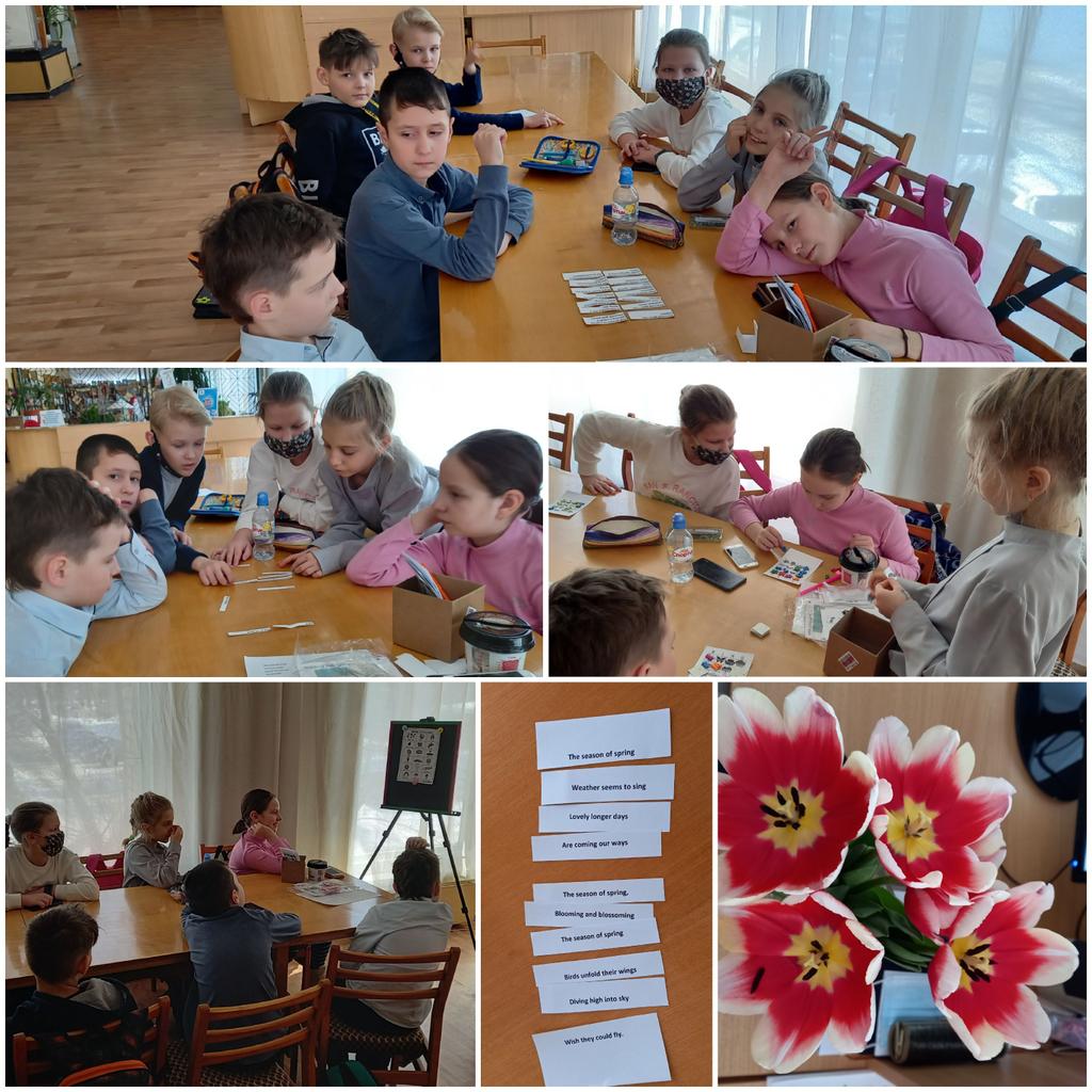 12 марта участники клуба «English Club» на занятии познакомились с весенними английскими словами, стихами и песнями, поговорили о приметах весны и ответили на вопросы викторины. В завершении ребята с удовольствием поиграли в «Весеннее Бинго».
vk.com/wall-199310359…