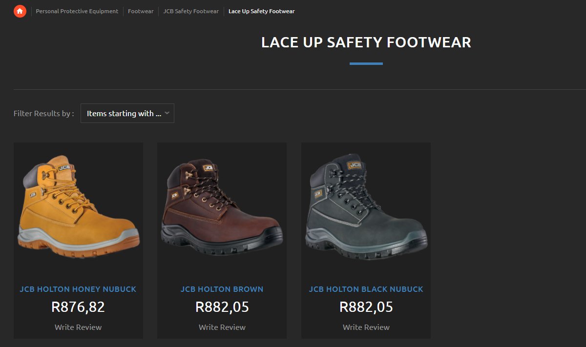 ccf_security's tweet photo. Our IT team are busy uploading JCB Safety Footwear to our online catalogue. It will be available from Monday the 15th of March 2021.
#footwear #safetyfirst #ccfsecurity https://t.co/z0fCbOHNcV