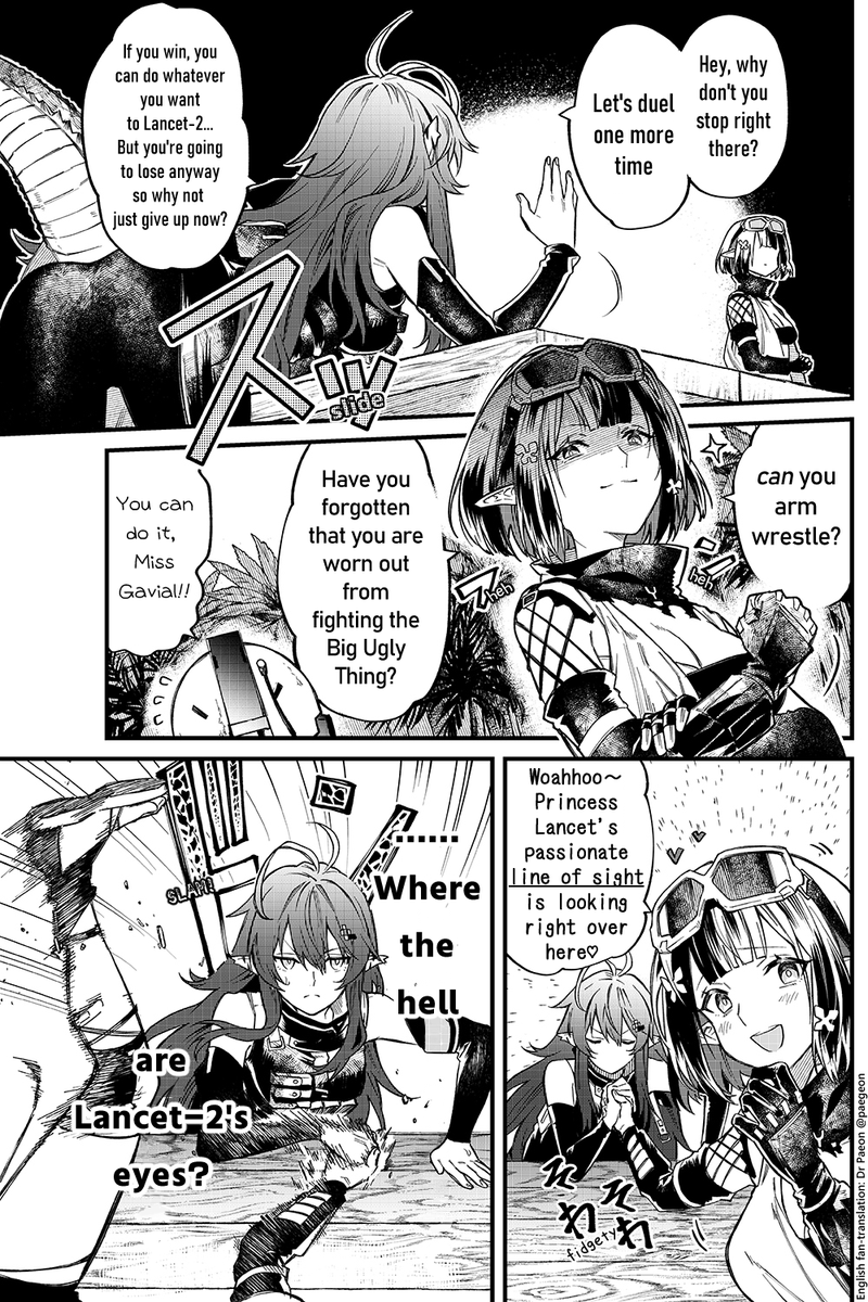 English Fan translation of [Arknights OPERATORS!]
Special Episode "The Great Chief Returns!" 2
(Official Arknights JP Twitter comic) 