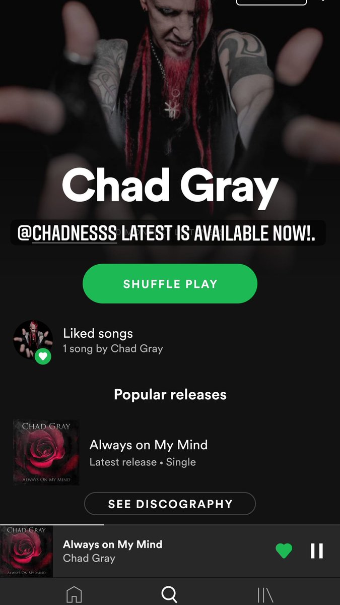 Chadnesss all new solo single is available now. spoti.fi/30Bx8nx