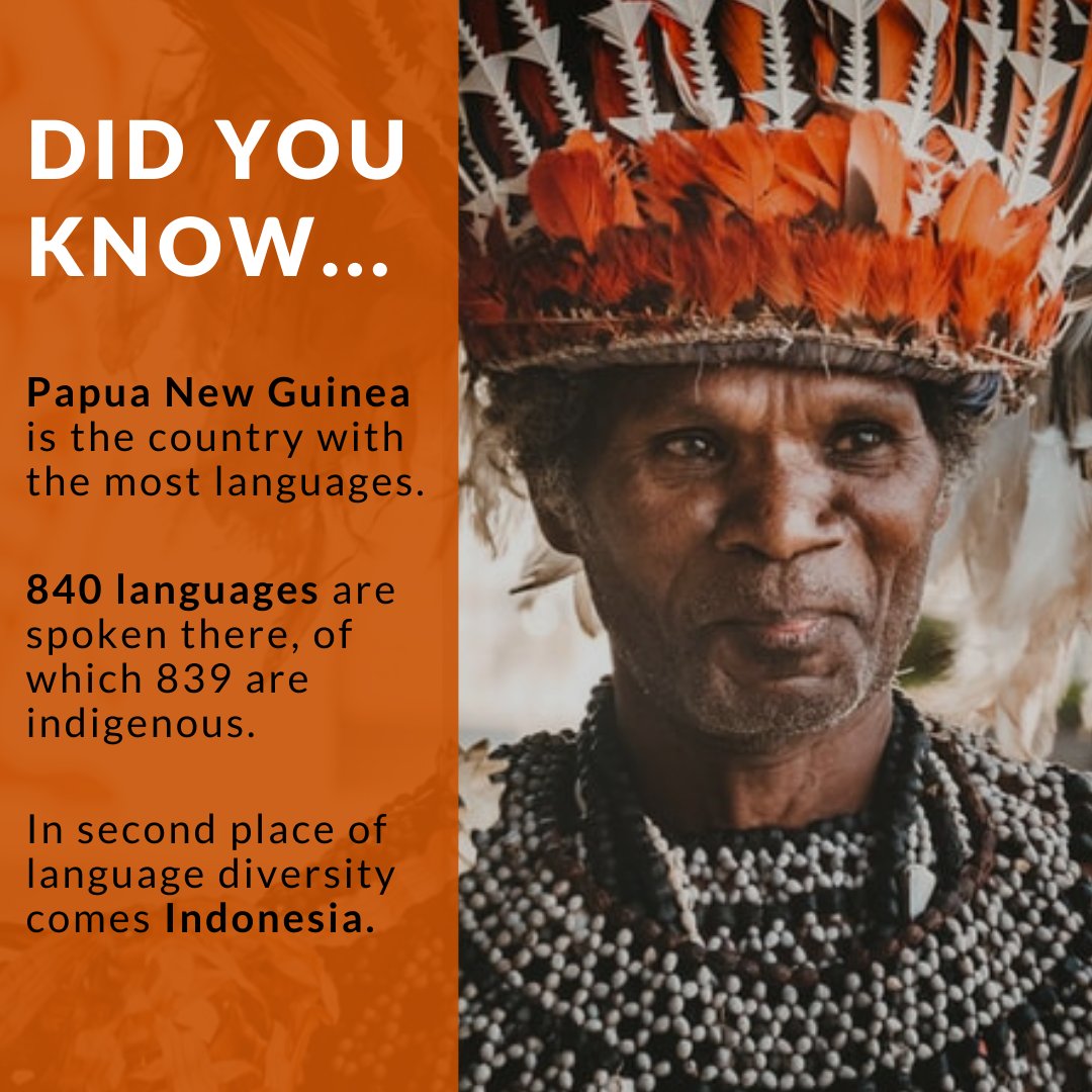 SPEAK_London_'s tweet photo. Did you know that Papua New Guinea is ranked #1 in language diversity? Can you guess one of their official languages? π
#speak #speaklondon #speaksocial #shareyourworld #advocatefordiversity #multiculturalism #papuanewguinea #indonesia #language #languageexchange #learning4fun https://t.co/4sm5Sqht4E