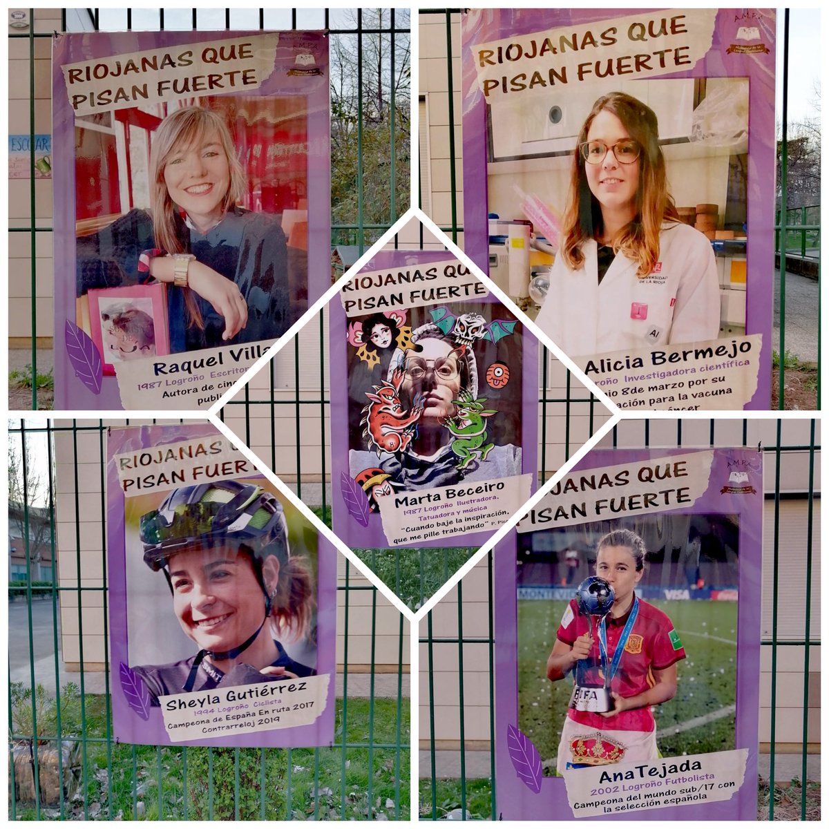 Semana de la mujer en el Milenario.
#Riojanasquepisanfuerte
Gracias al AMPA por la iniciativa y la colaboracion. Sus carteles y cuentos han hecho las delicias de los niños
<a href="/Sheyarcoiris/">Sheyla Gutierrez Ruiz</a> <a href="/anatejaadaa/">anatejada</a> <a href="/IrisABermejo/">Iris Bermejo</a> <a href="/rvillarp/">Raquel Villar</a> <a href="/martabeceiro/">martabeceiro</a>